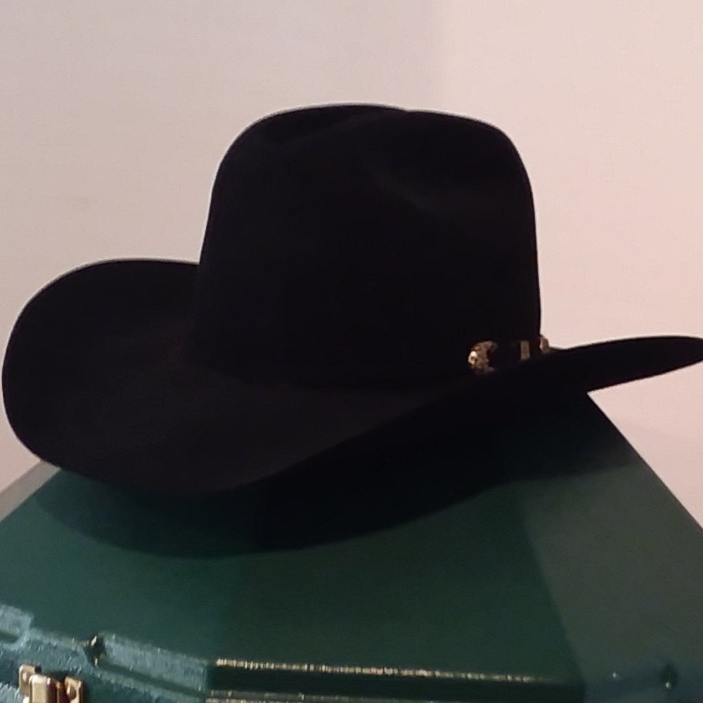 Stetson 10X "Shiner" Black Cowboy Hat